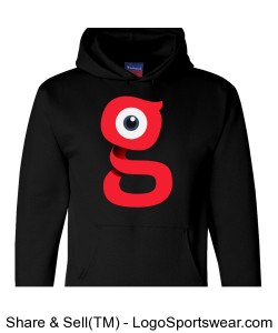 Champion Adult Powerblend Hooded Sweatshirt Design Zoom