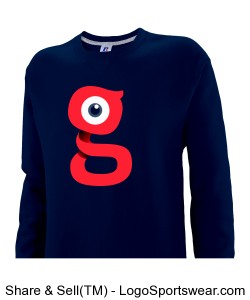 Navy Sweatshirt G-MAN Design Zoom
